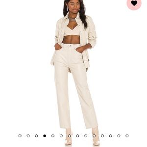 Agolde recycled leather